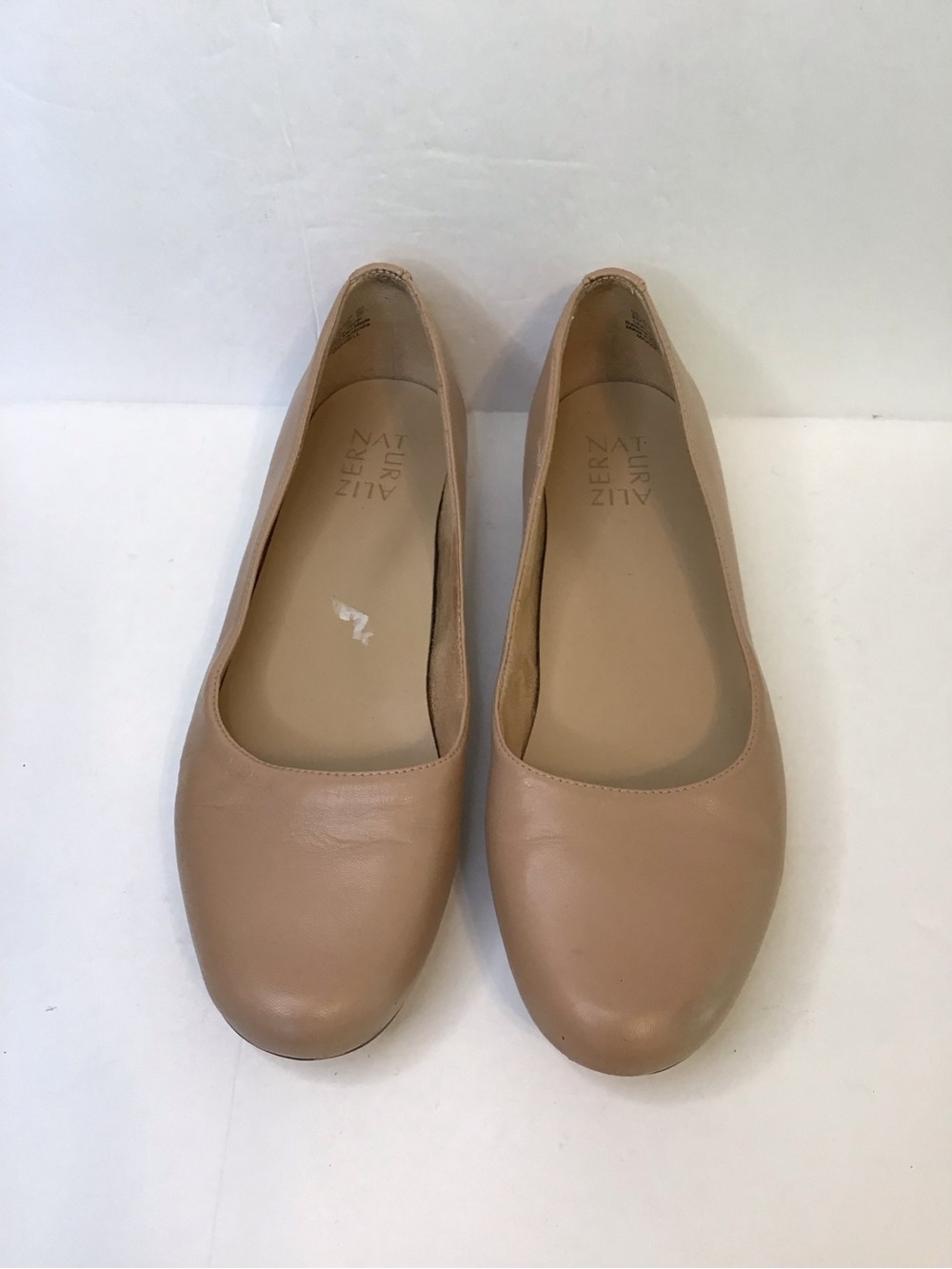 Naturalizer Women's MAXWELL Nude Leather Ballet Flats 9 - Picture 6 of 9